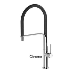 Phoenix VIDO Flexible Hose Sink Mixer In Chrome - Matte Black - Brushed Nickel