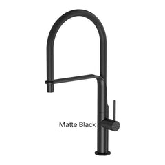 Phoenix VIDO Flexible Hose Sink Mixer In Chrome - Matte Black - Brushed Nickel