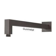Phoenix LEXI Shower Arm 400mm Square In Chrome - Matte Black - Brushed Nickel - Gunmetal