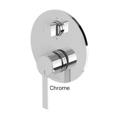 Phoenix LEXI MKII Wall Shower / Bath Diverter Mixer In Chrome - Matte Black - Brushed Nickel