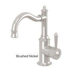 Phoenix NOSTALGIA Basin Mixer 160mm Shepherds Crook In Chrome - Chrome/White - Antique Black - Brushed Nickel