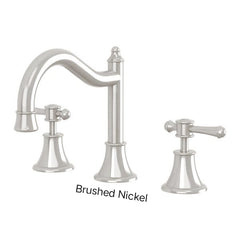 Phoenix NOSTALGIA Lever Basin Set Shepherds Crook In Chrome - Antique Black - Brushed Nickel