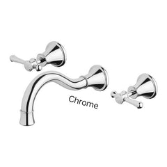 Phoenix NOSTALGIA Lever Bath Set 180mm Shepherds Crook In Chorme - Antique Black - Brushed Nickel