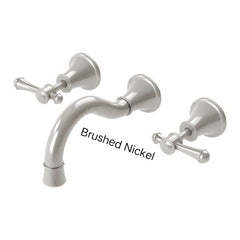 Phoenix NOSTALGIA Lever Bath Set 180mm Shepherds Crook In Chorme - Antique Black - Brushed Nickel