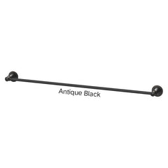 Phoenix NOSTALGIA Single Towel Rail 760mm In Chrome - Antique Black - Brushed Nickel