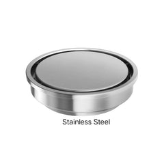 Phoenix POINT Drain Round 100mm Outlet 90mm In Stainless Steel Or Matte Black