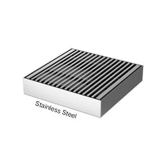 Phoenix POINT Drain HG 100mm Outlet 76mm Or 90mm In Stainless Steel Or Matte Black