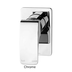 Phoenix RUSH Shower / Wall Mixer In Chrome - Matte Black - Brushed Nickel