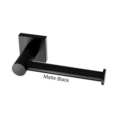 Phoenix RADII Toilet Roll Holder Square Plate In Chrome - Matte Black - Brushed Nickel - Gunmetal