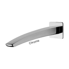 Phoenix RUSH Wall Bath / Wall Basin Outlet 280mm In Chrome - Matte Black