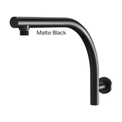 Phoenix RUSH High-Rise Shower Arm In Chrome - Matte Black - Brushed Gold - Brushed Nickel - Gunmetal