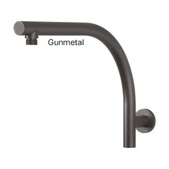 Phoenix RUSH High-Rise Shower Arm In Chrome - Matte Black - Brushed Gold - Brushed Nickel - Gunmetal