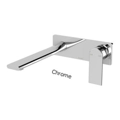 Phoenix TEEL Wall Basin / Bath Mixer Set 200mm In Chrome - Matte Black - Brushed Nickel - Gunmetal