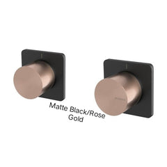 Phoenix TOI Wall Top Assemblies Extended 15mm In Chrome - Chrome/Matte Black - Matte Black - Matte Black/Rose Gold