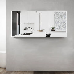 LED MOONLIGHT 1500X650 SHAVING CABINET 3 DOORS