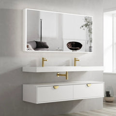 LED MOONLIGHT 1500X650 SHAVING CABINET 3 DOORS