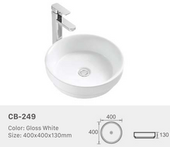Round Shaped Above Counter Basins