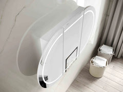LED BONDI 1500X900 WHITE SHAVING CABINET