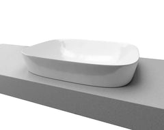RENZO Ceramic basin White Gloss, White Matt