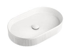 RANO Fluted Gloss White Basin