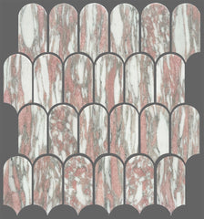 ARTEMIS NORWEGIAN PINK FEATHER HONED 50X103