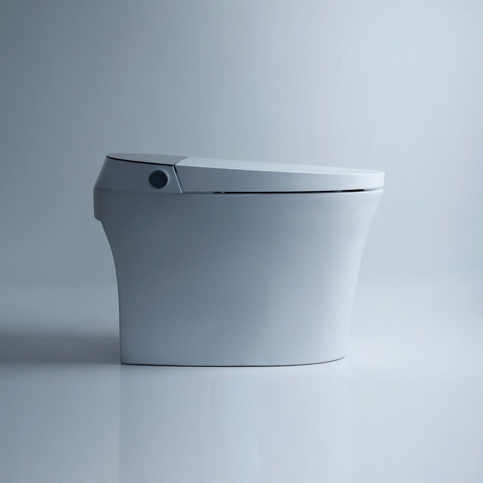 Smart Toilet IN White, And Matt Black