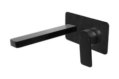 Cosmopolitan Wall Basin Set Chrome, Matte Black & Chrome, Matte Black (Electroplated)
