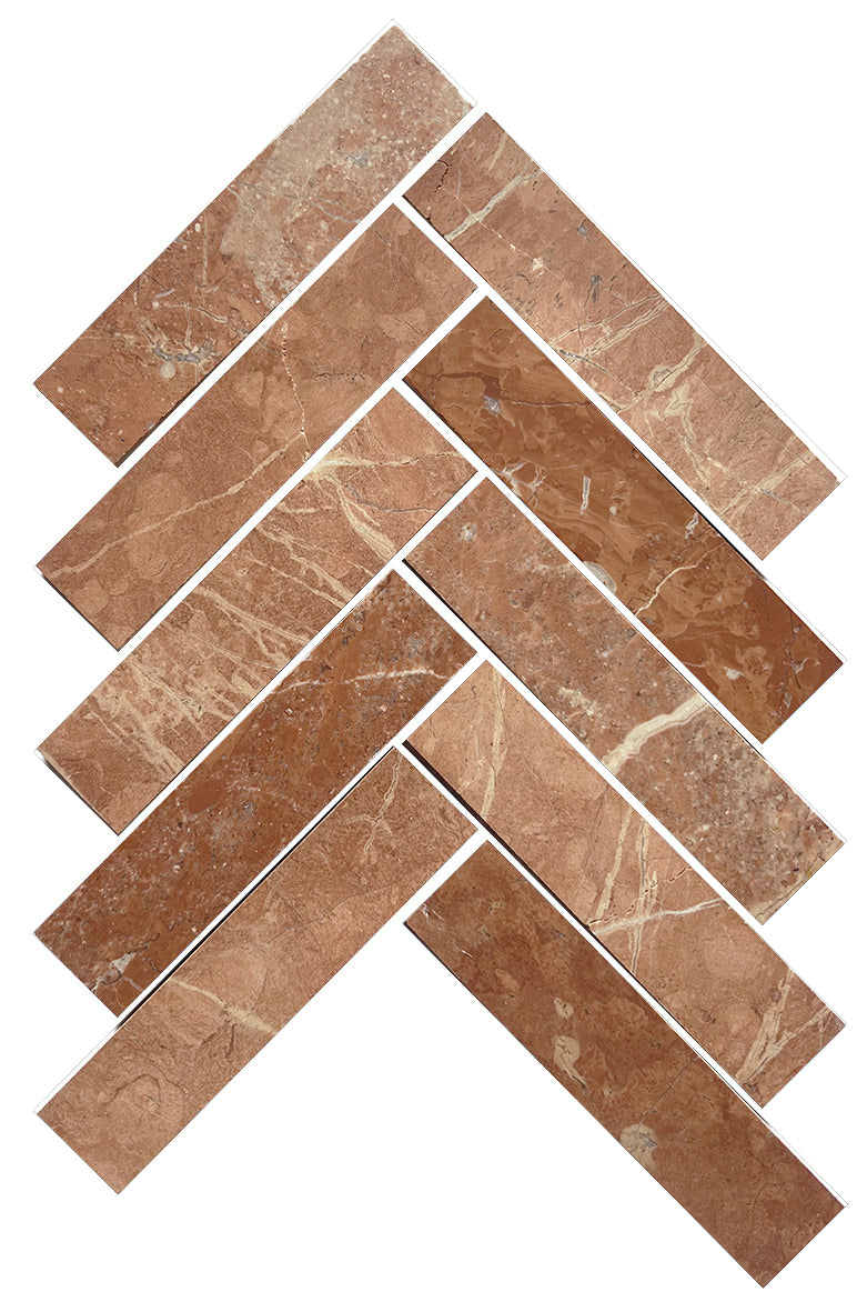 ARTEMIS ROJO ALICANTE HERRINGBONE HONED 35X150