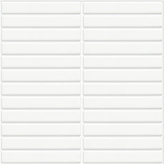 KITKAT WHITE SATIN MOSAIC 22.5X146.5