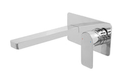 Cosmopolitan Wall Basin Set Chrome, Matte Black & Chrome, Matte Black (Electroplated)